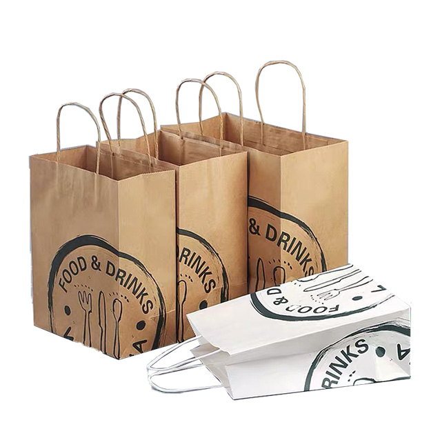 BOLSA DE PAPEL CON ASA TORCIDAS